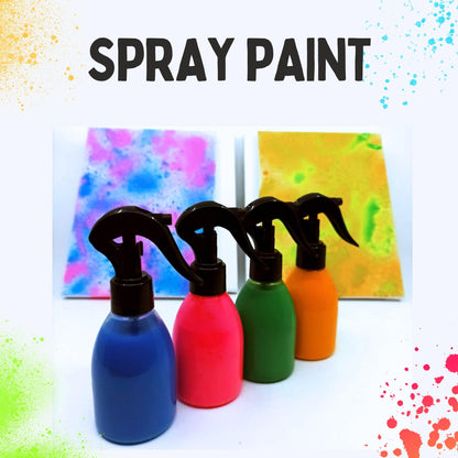 Canvas Spray Painting (4 Canvases)
