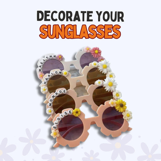 Decorate your Sunglasses (4 Sunglasses)