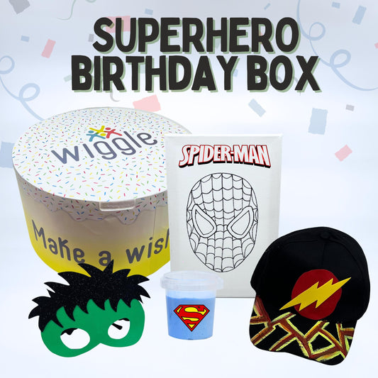 Super Hero Birthday Box