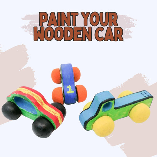 Paint your Wooden Cars (3 Cars)
