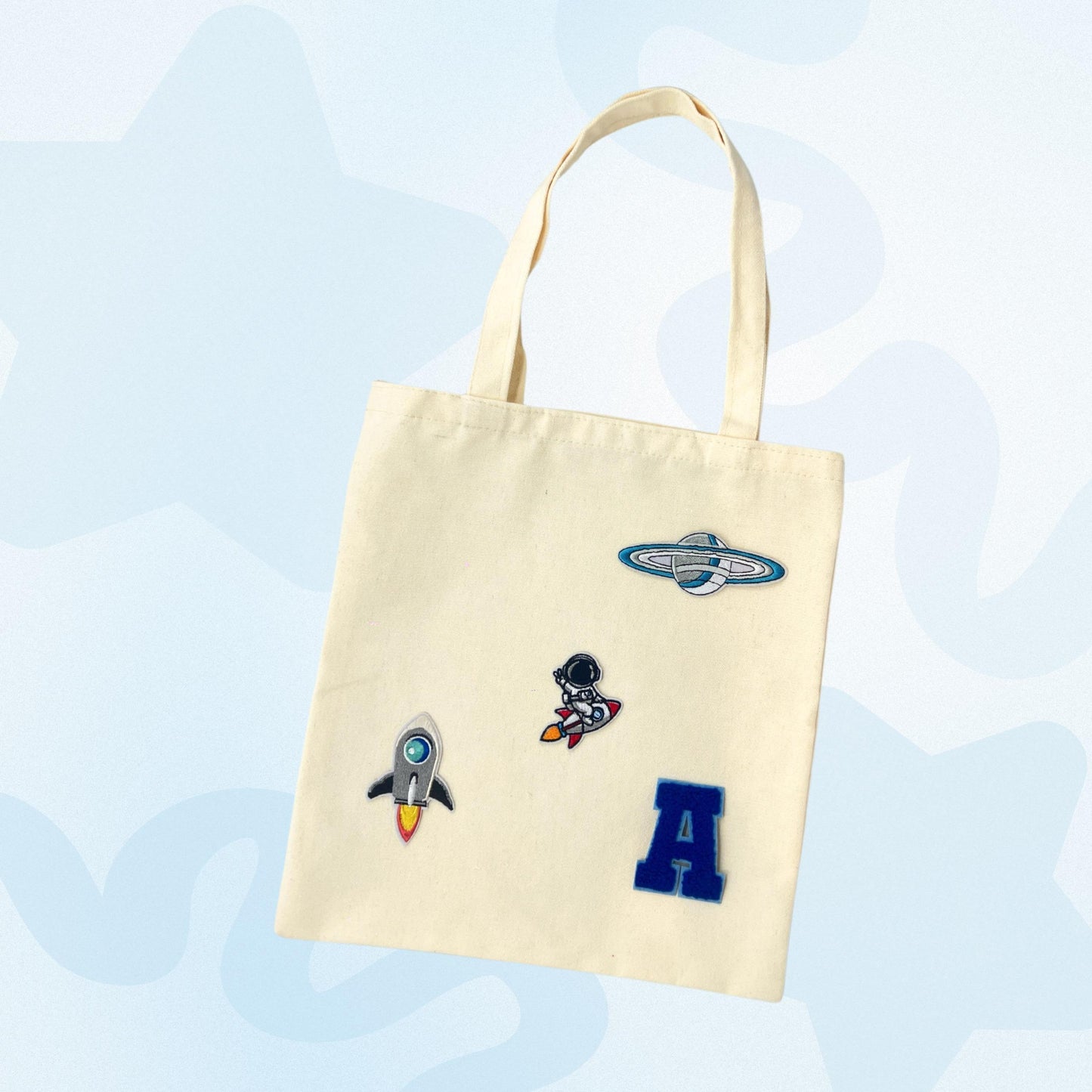 Personalized Outer Space Tote Bag